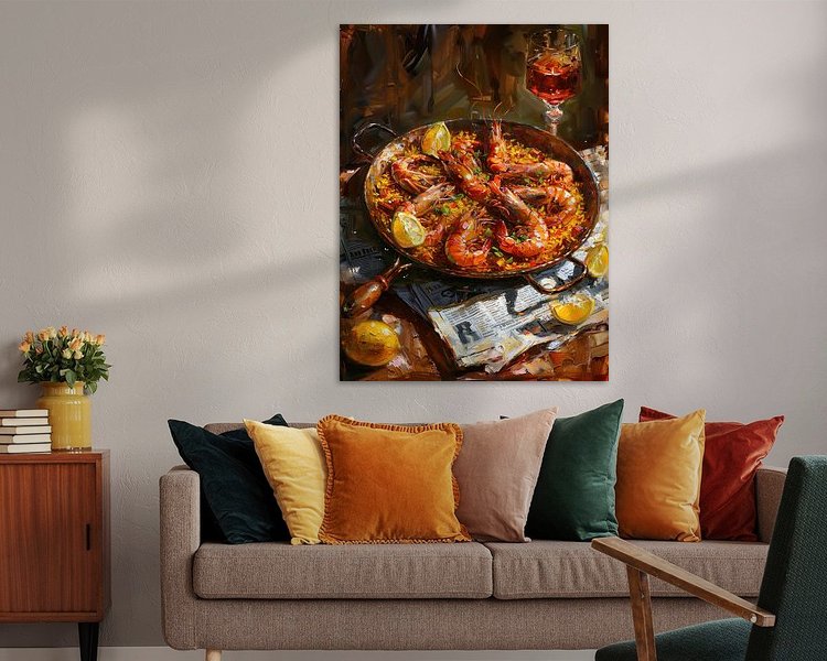 Example of the artwork in a room
