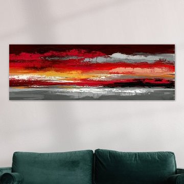 roter Horizont von Moderne Kollektion