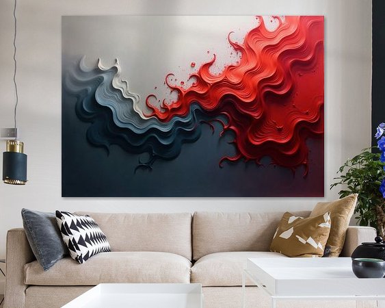 Example of the artwork in a room