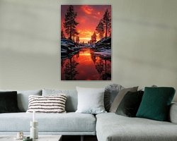 Example of the artwork in a room