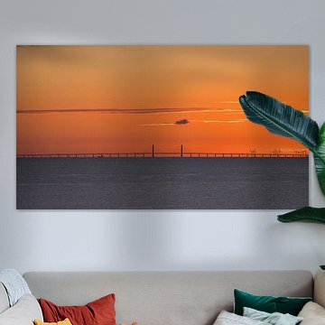 Zonsopkomst bij de Sontbrug van Menno Schaefer