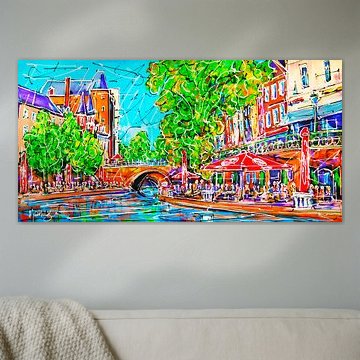 Canal of Utrecht, Oudegracht - Canal Cafes