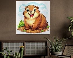 Example of the artwork in a room