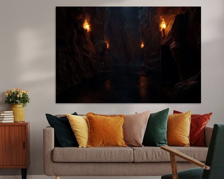 Example of the artwork in a room