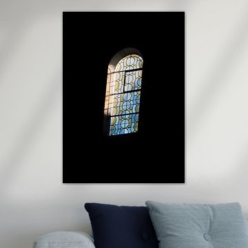 Lichtspiel durch ein Buntglasfenster von Stefan's FotoGalerij