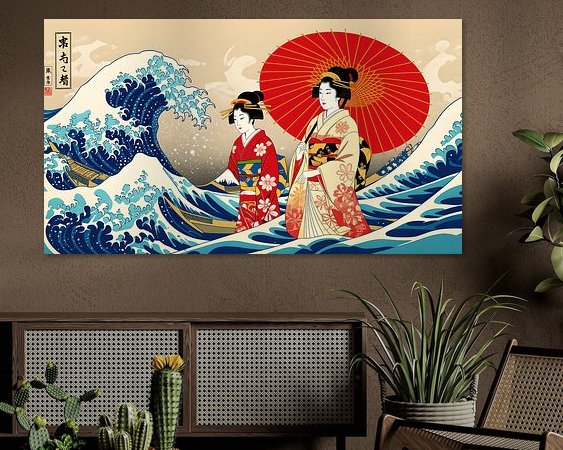 Example of the artwork in a room