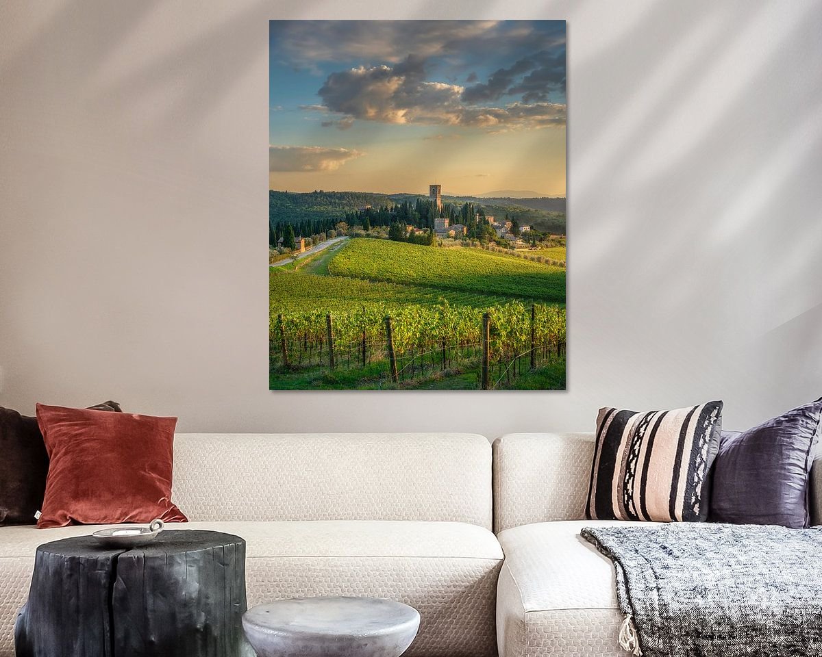 Example of the artwork in a room