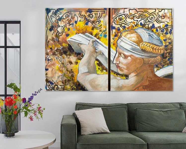 Example of the artwork in a room
