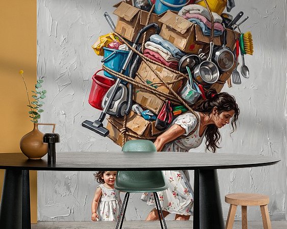 Example of the artwork in a room