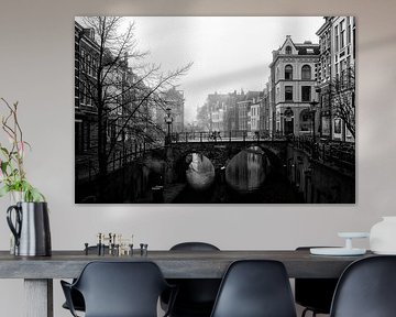 Maartensbrug à Utrecht vu du marché aux poissons et de Kalisbrug sur André Blom Fotografie Utrecht
