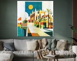 Example of the artwork in a room
