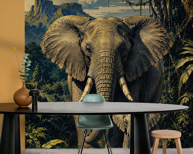 Example of the artwork in a room