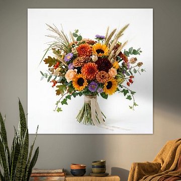 Rustikales Herbstblumenstrauß von Markus Gann