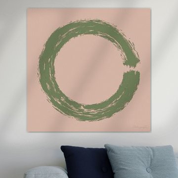 Zen der klaren Form des Ensō von AidasignArt