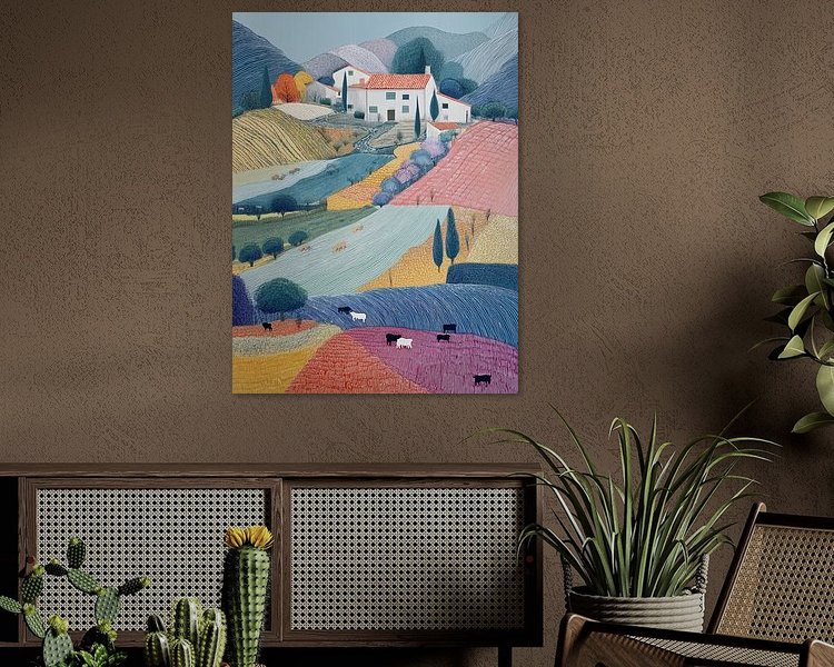 Example of the artwork in a room