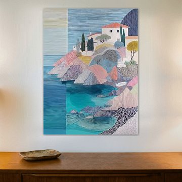 Felsen am Mittelmeer von Artclaud