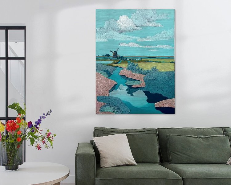 Example of the artwork in a room