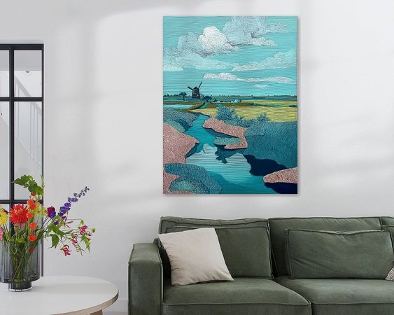 Example of the artwork in a room