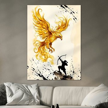 gold eagle  art