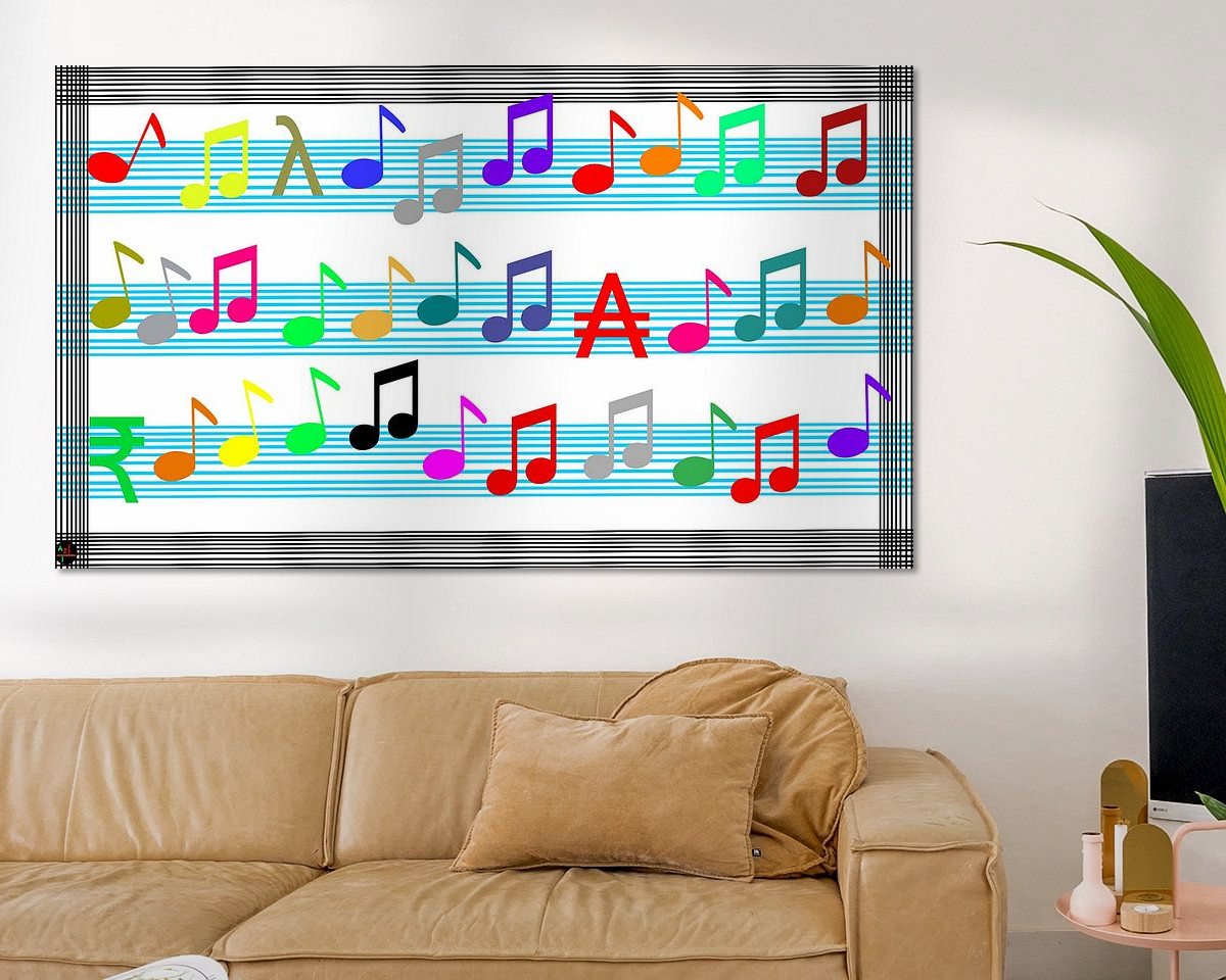 Example of the artwork in a room