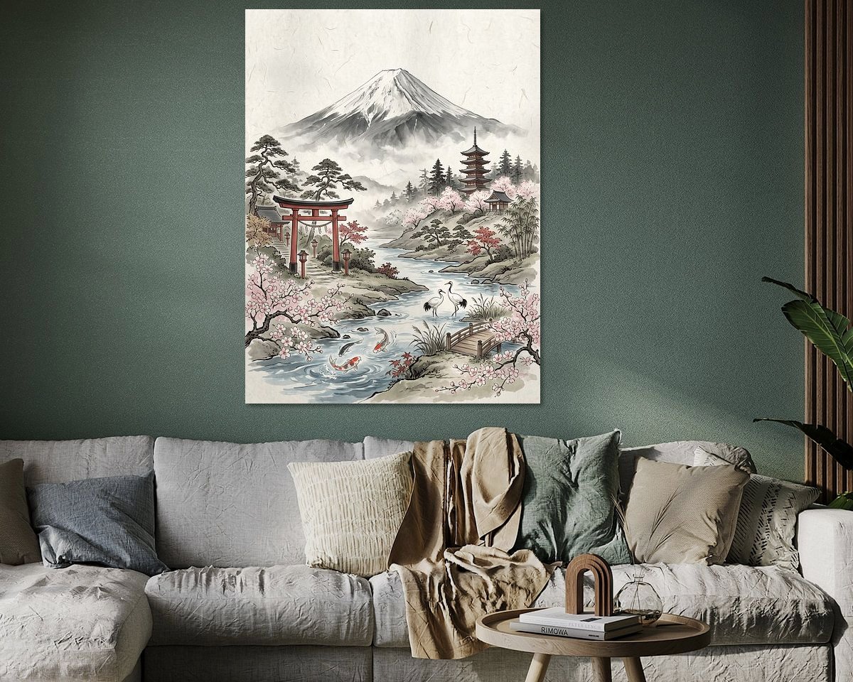 Example of the artwork in a room