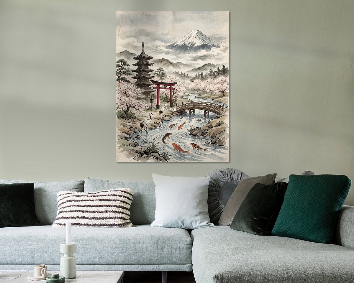 Example of the artwork in a room