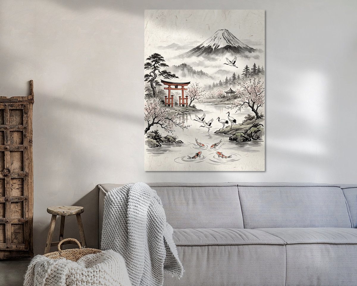 Example of the artwork in a room