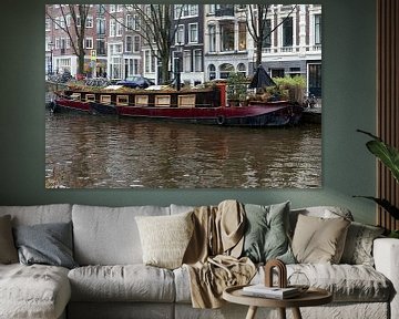 woonboot op de prinsengracht van gea strucks