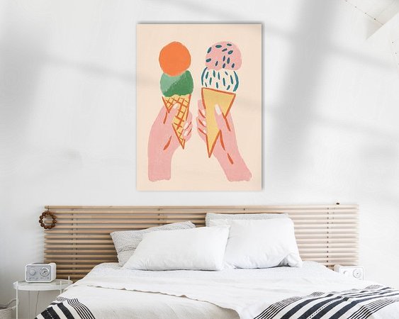 Example of the artwork in a room