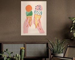 Example of the artwork in a room