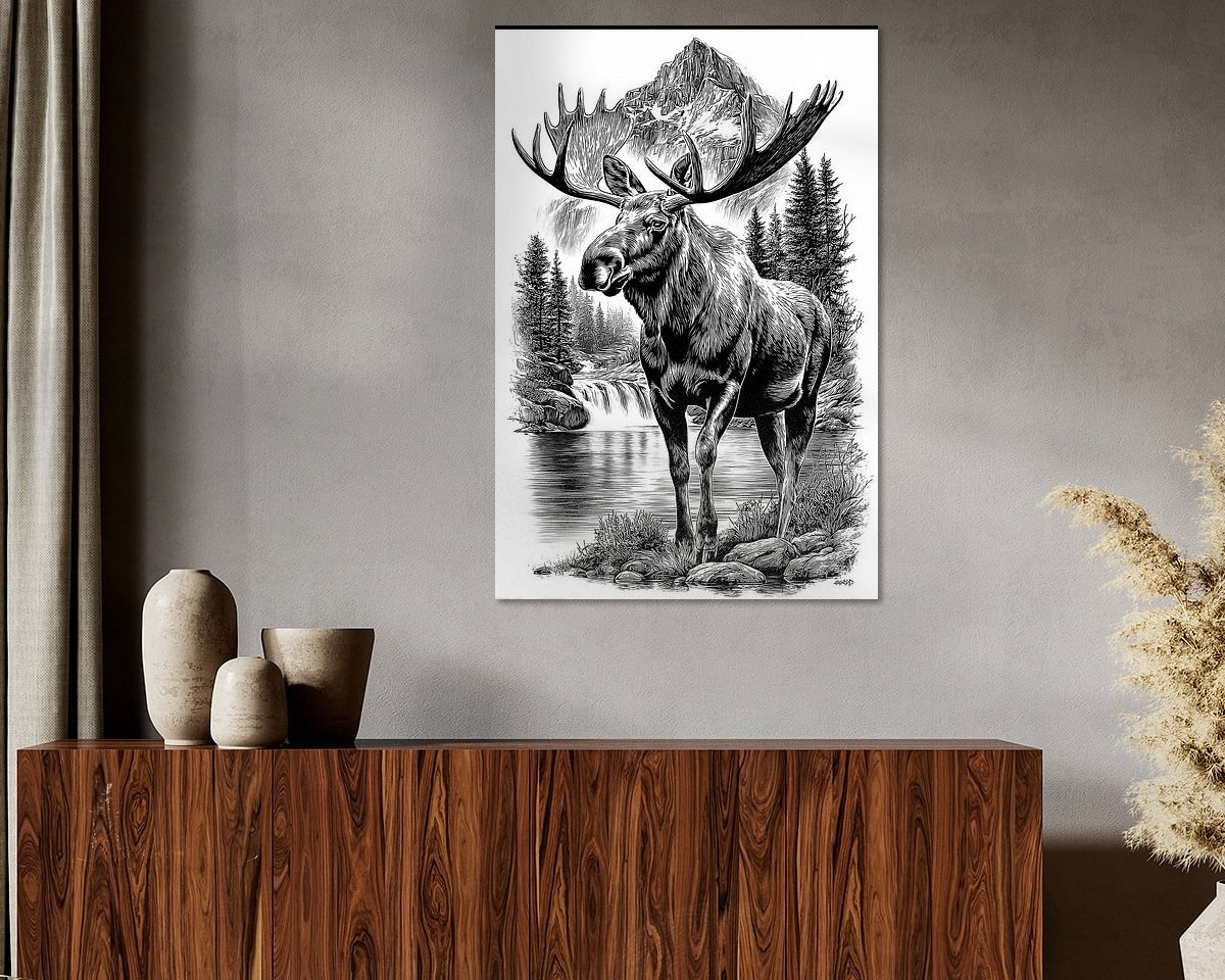 Example of the artwork in a room