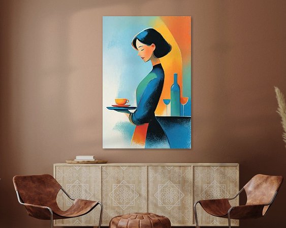 Example of the artwork in a room