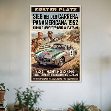 Sieg bei der Carrera Panamericana 1952 von Theodor Decker