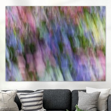 Blütentanz – Abstraktes Natur-Wandbild