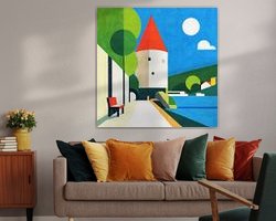 Example of the artwork in a room