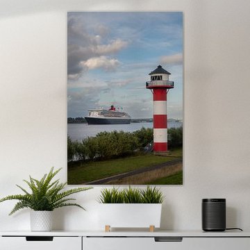 Een majestueuze ontmoeting aan de oever van de Elbe van Christian Möller Jork
