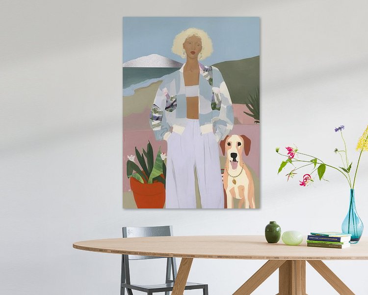 Example of the artwork in a room