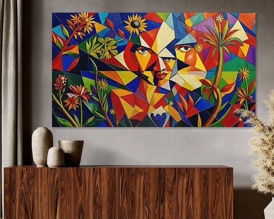 Example of the artwork in a room
