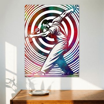 Dart player sport art white #dart