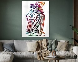 Example of the artwork in a room