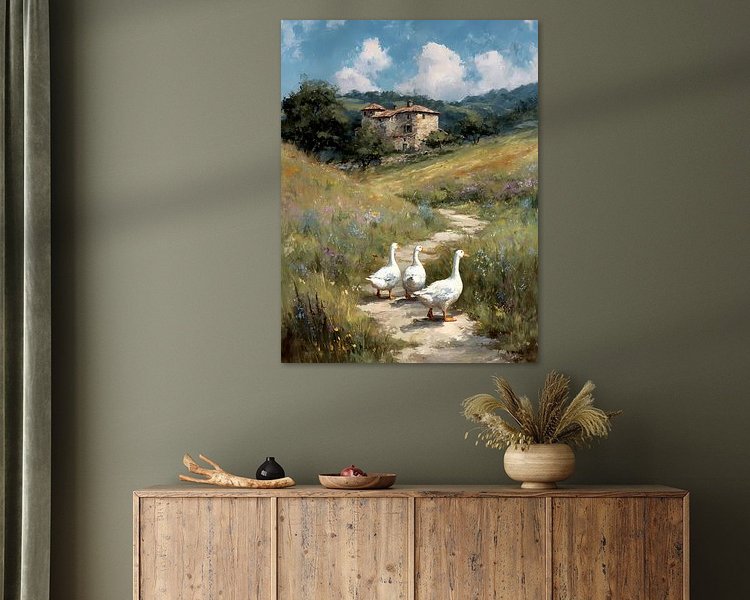 Example of the artwork in a room