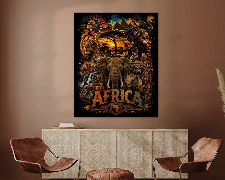 Example of the artwork in a room