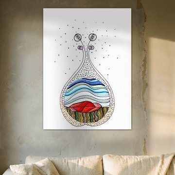 PEACE SEED "ULURU", Australie sur Gudrun KARGL - Artist for Peace