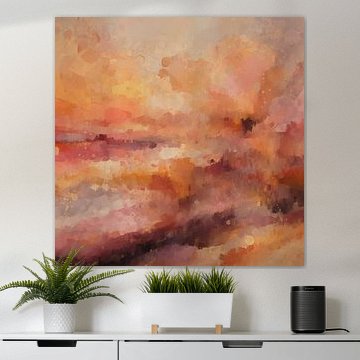 A warm summer – abstract landscape by MadameRuiz