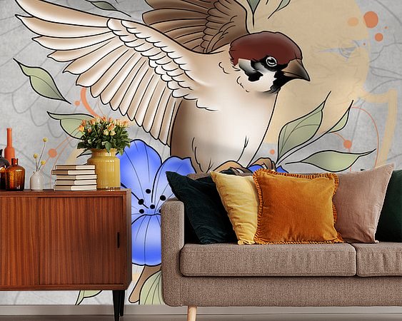 Example of the artwork in a room