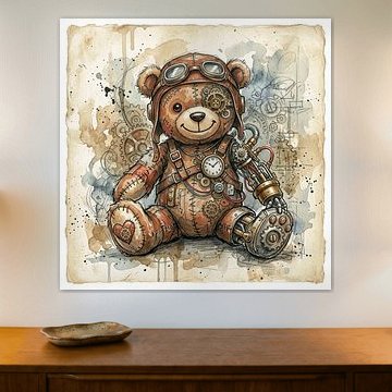 Steampunk Teddy von Jutta Maria Pusl