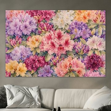 La magie des fleurs avec les rhododendrons sur Mahalola