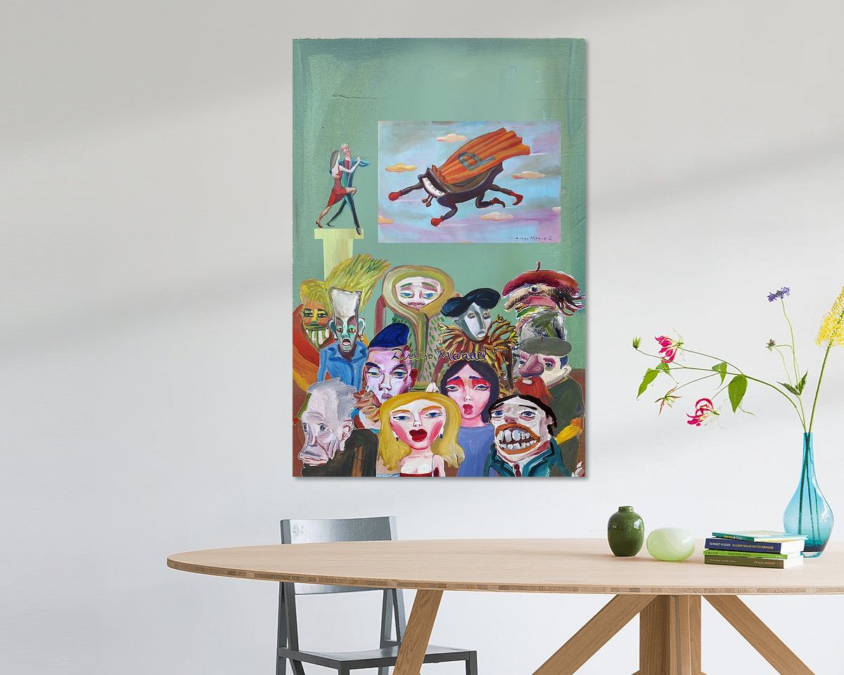 Example of the artwork in a room