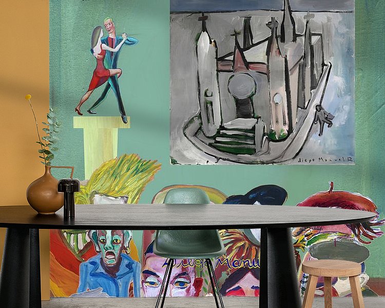 Example of the artwork in a room