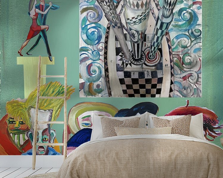 Example of the artwork in a room